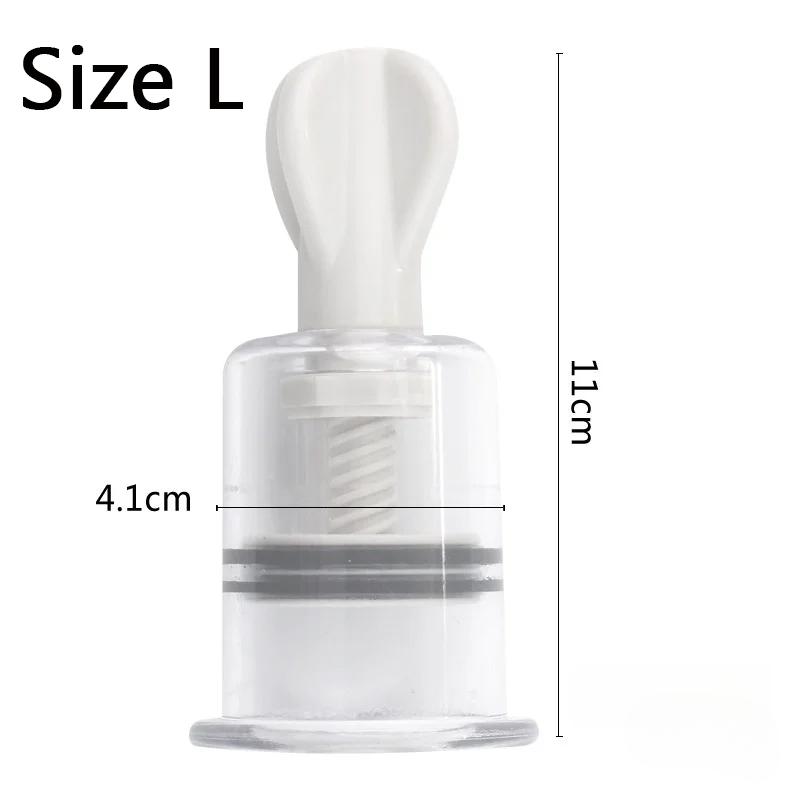 Vacuum Suction Cupping Cup Nipple Enhancer Massage Vacuum Cans Plastic Enlarger Suction Enlarger Body Breast Massager Cups