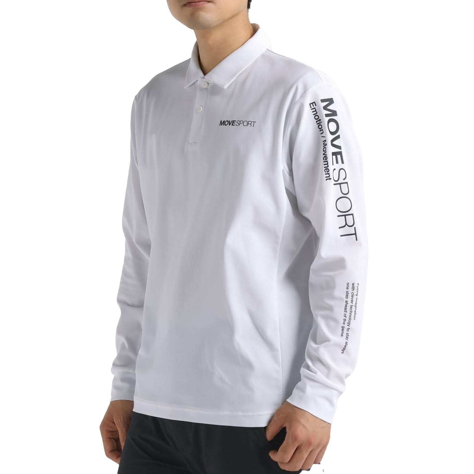 

Move Sports Descente Golf Поло Amazon Защита от УФ-лучей Легкое в движении Прохладная футболка, Эксклюзив, Эластичное, Влагоотводящее, (UPF 50+), Солнцезащитный крем, в, белый