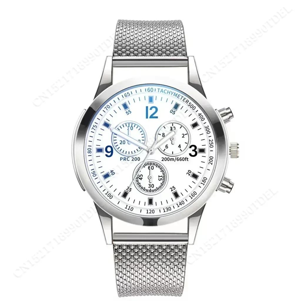 Men Watches Luxury Band Round Watch Fashion Blu-ray Roman Watch for Man Relojes Para Hombre