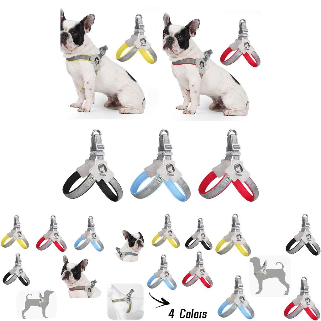Breathable And Reflective Dog Harness With Saddle Shape