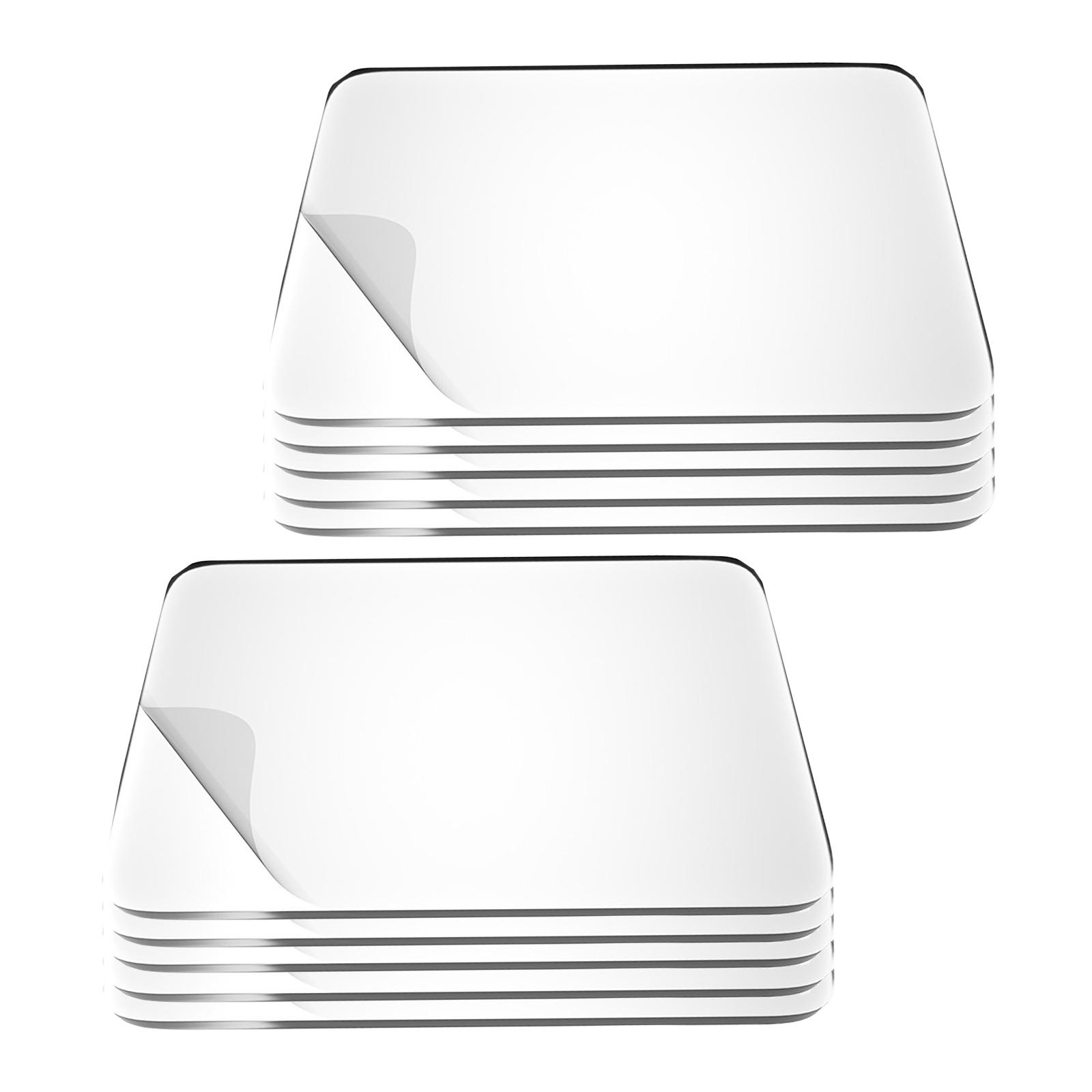 

10 шт. сверхпрочная двухсторонняя клейкая лента-наклейка 60x60 мм прозрачная многоразовая монтажная лента съемная клейкая лента для украшения плаката