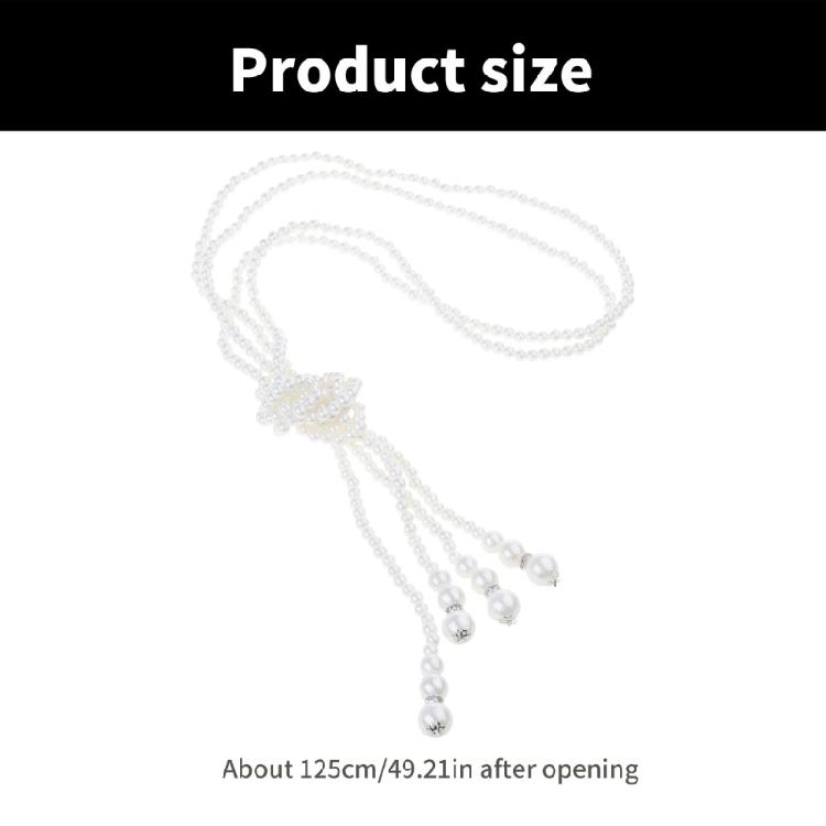 Multi Layer Pearls Beaded Necklace Stylish Multi Layer Pearls Beaded Necklace Jewelry for Sweater and Casual Wear