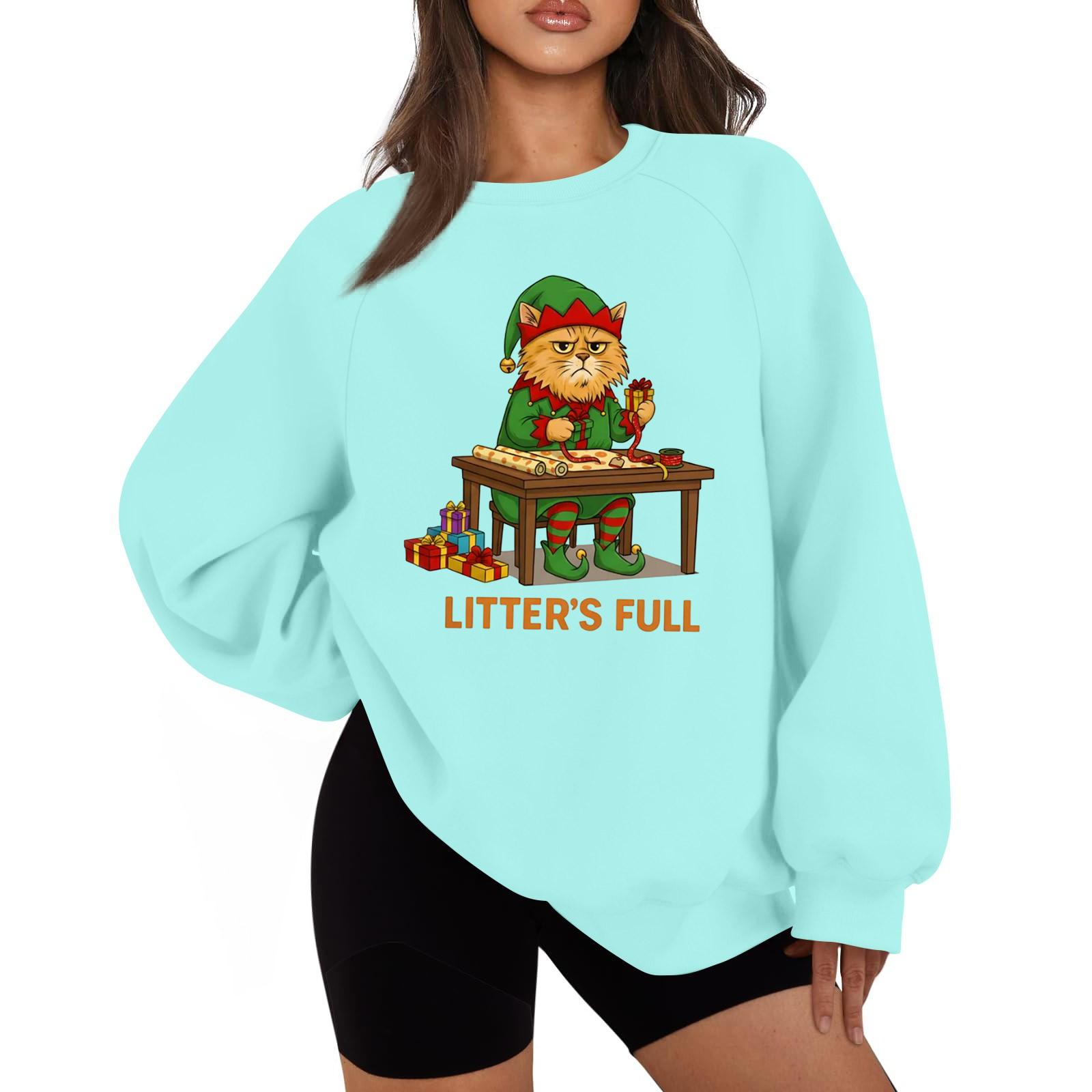 

Women s Casual Fashion Solid Color Round Neck Raglan Long Sleeve Sweatshirt Top XXL