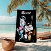 Personalized customized proof beach towel with Cuphead pattern - soft, absorbent, quick-drying, perfect swimming, camping&bathing
