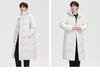 Unisex Long Winter Over-the-Knee Down Coat - Warm & Windproof, Beijing Film Academy Style