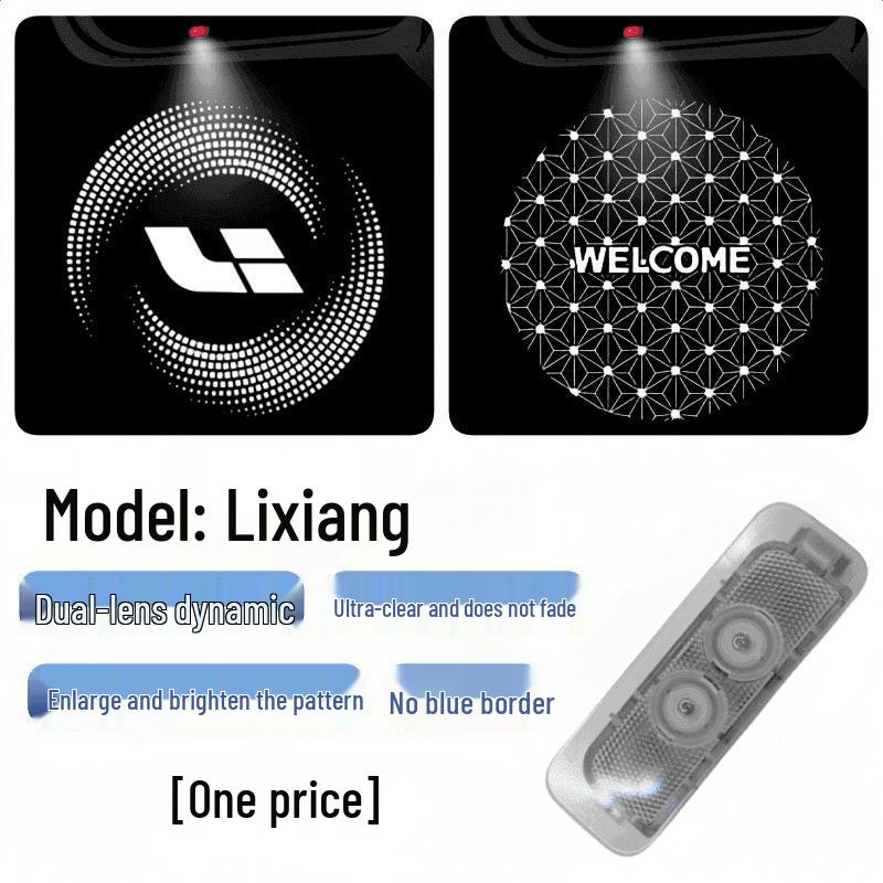 Dynamic Car Door Welcome Light for L9L8L7L6 - Edge-Free Projection