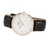 Daniel Wellington 40mm Rose Gold Leather Belt, Sheffield 0107DW [Parallel Import]