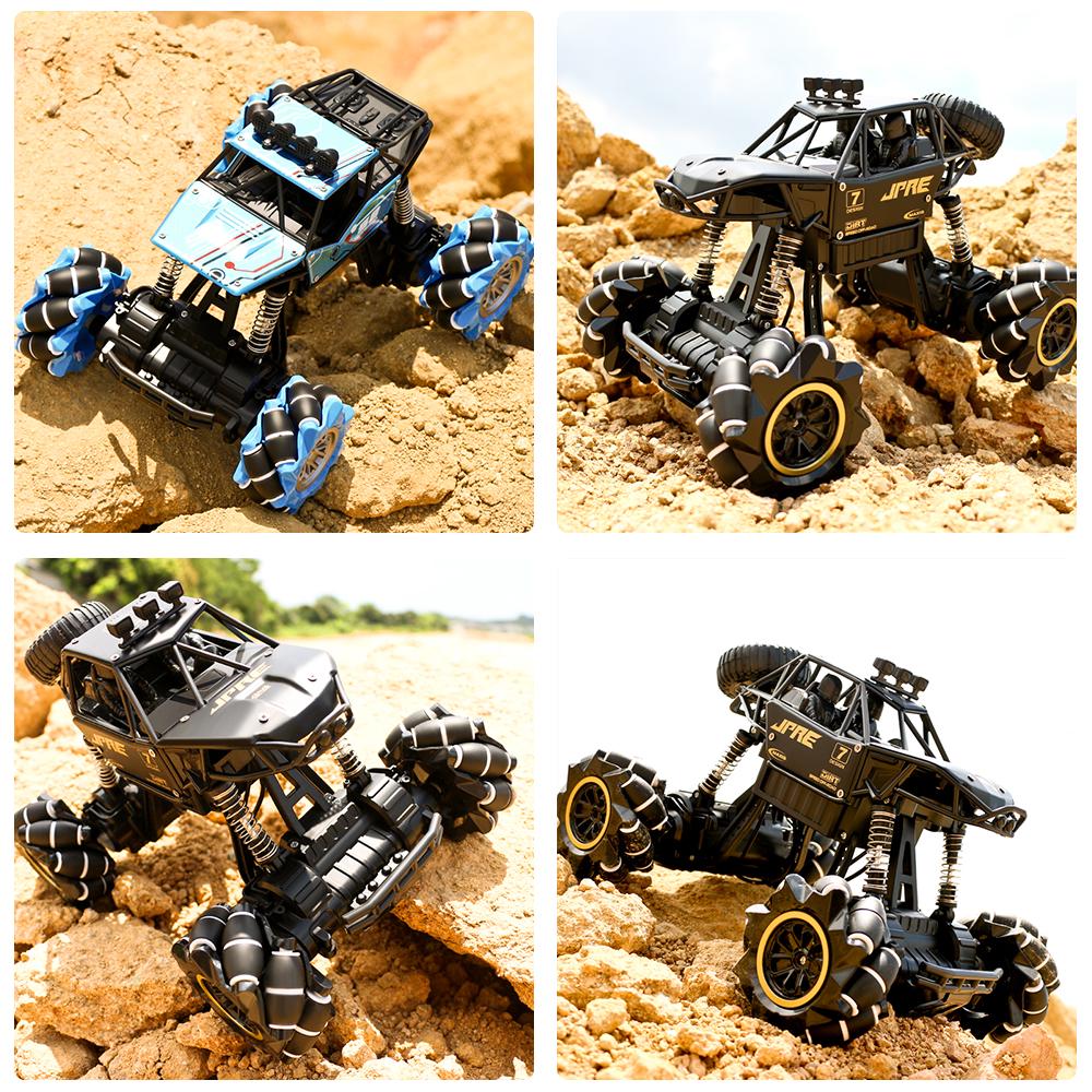 616A 1/16 RC Stunt Car 4WD 2.4GHz Off-Road RC Crawler Dual Remote Control Deformation Watch