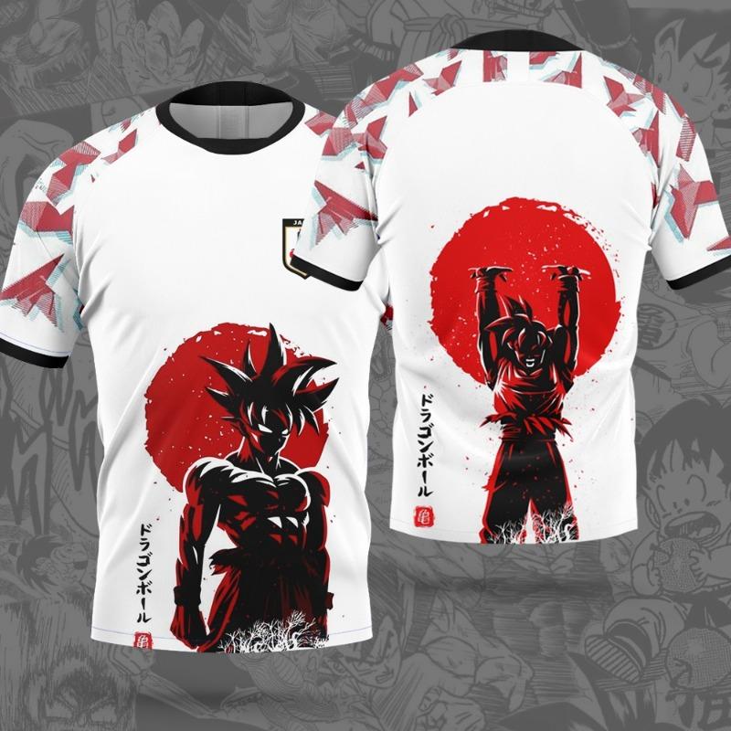 

3D Quick Dry Soccer Jersey For Men Women Kids Sports Anime Tee Casual fashionable streetwear L