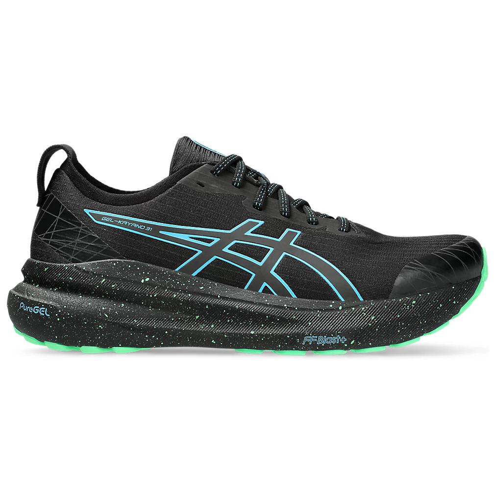 ASICS Gel Kayano 31 Lite Show Black Digital Aqua Sneakers 1011B949-001