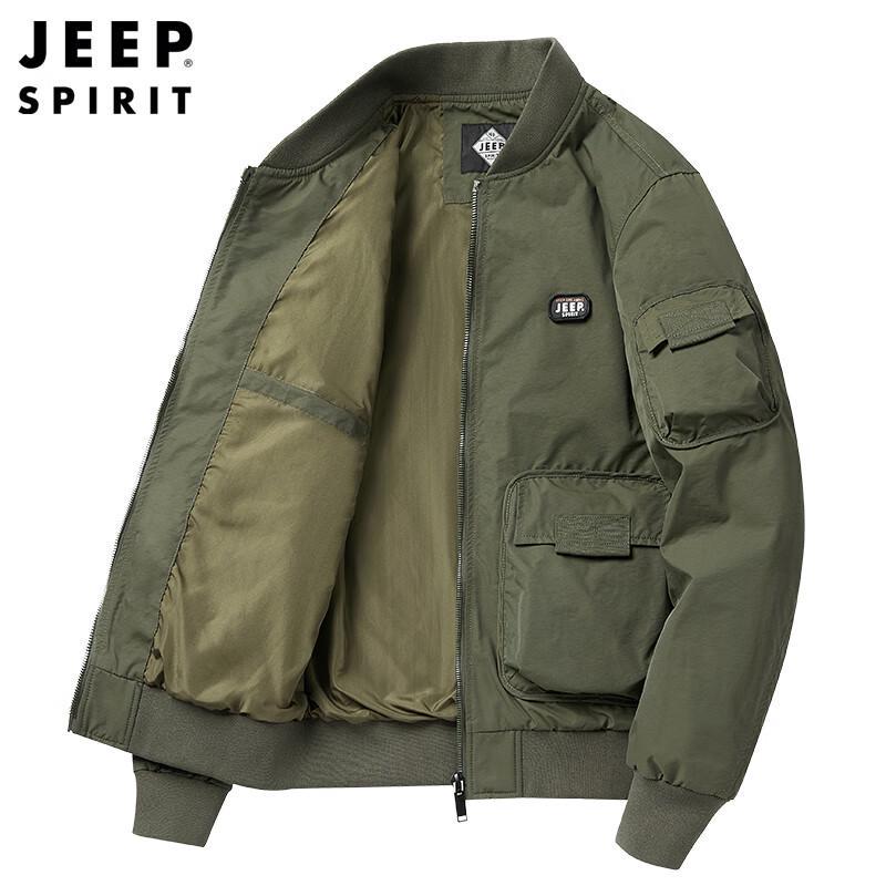 JEEP SPIRIT Men's Casual Zipper Jacket