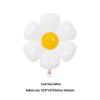Kleine Gänseblümchen- und Sonnenblumen-Lächeln-Luftballons – Handgehaltene Geburtstagsfoto-Requisiten