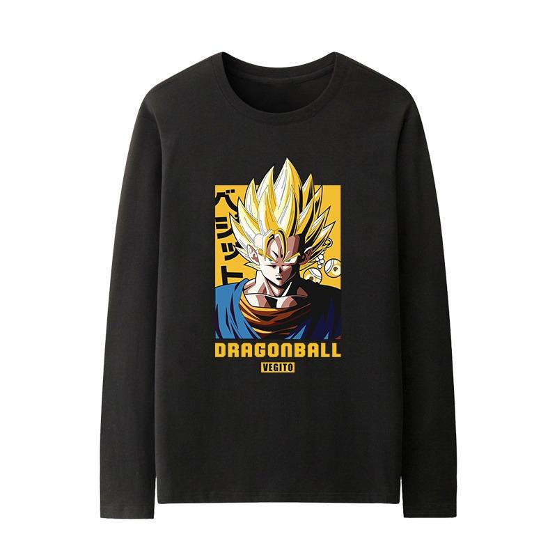 

Dragon Balls Men s Long Sleeve T-Shirt, Horizontal Striped, Fleece Lined, Winter Warm & Casual Layer XXL чёрный