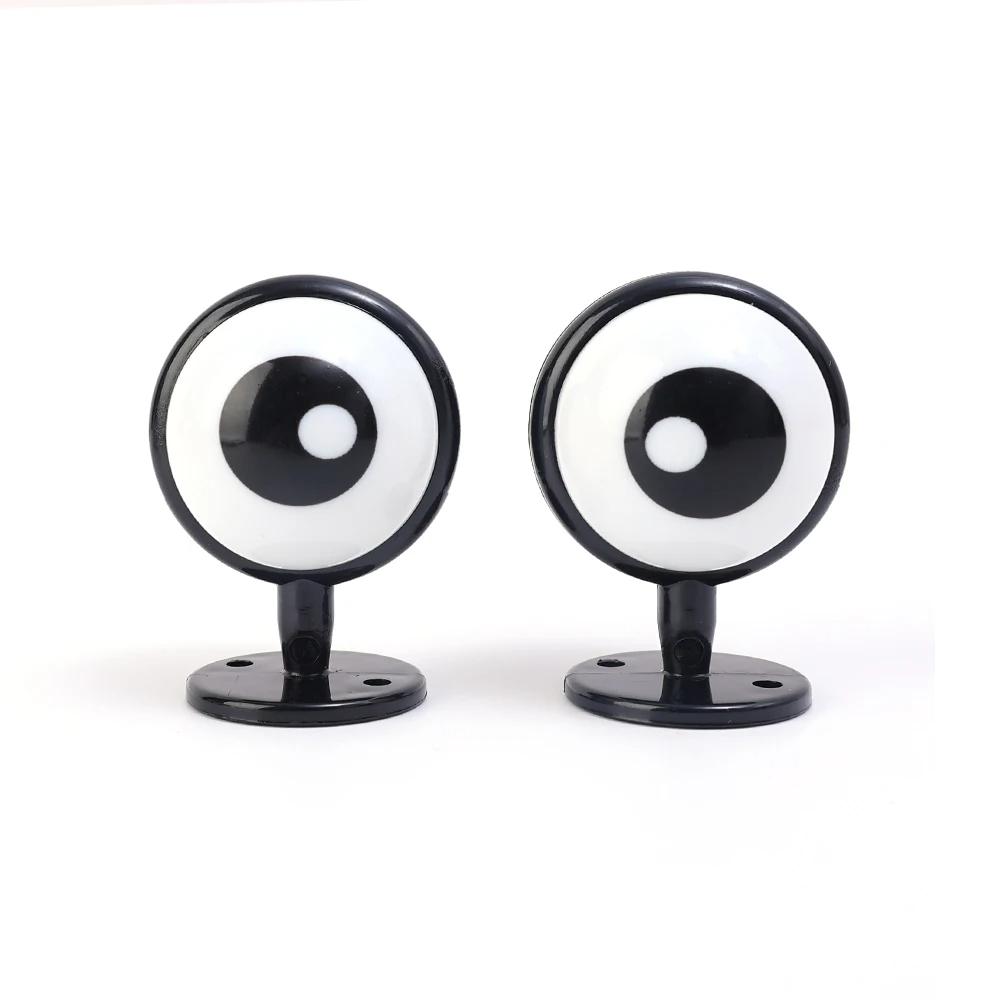2pcs Cute Cartoon Eyes Styling Helmet Decor Personalized Helmet Stickers Motorcycles Bike Riding Helmet Decoration Accessories