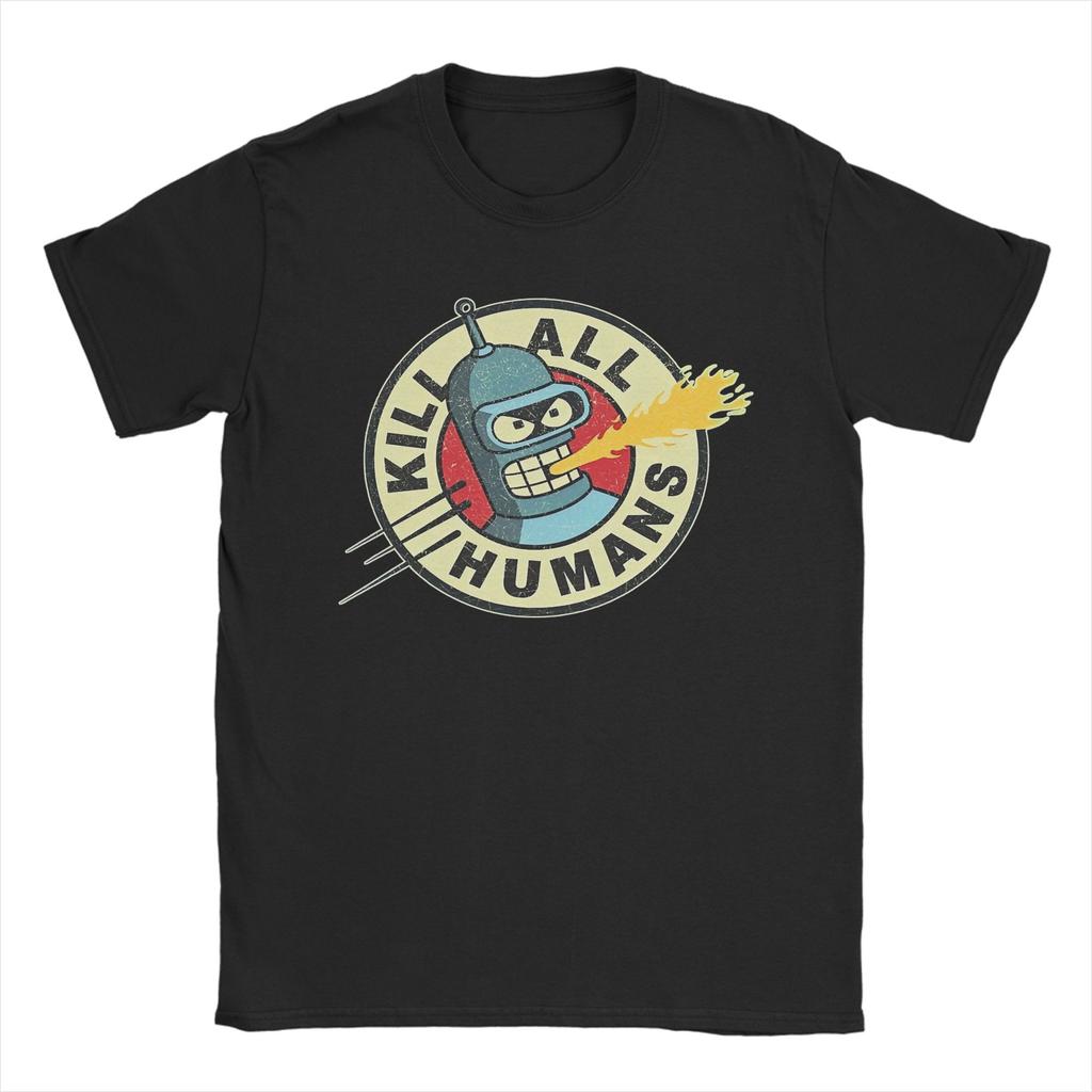 Futuramas Cartoon Comic Apparel Men Women T Shirt Cotton Tee Print  T-shirt Clothes