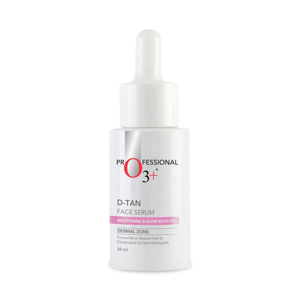 O3+ D-Tan Face Serum 30ml Pack of 1 for Tan Removal, Skin Brightening, Glow & Dark Spot Reduction