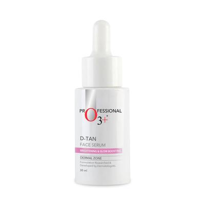 O3+ D-Tan Gesichtsserum 30ml Packung 1 zur Bräunungsentfernung, Hautaufhellung, für Glow & Reduzierung dunkler Flecken