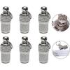 6pcs Nickel Plated Iron Cat Id Dog Collar Tag With Paper Address Tag,dog Pendant Anti-lost Cat Id,silver