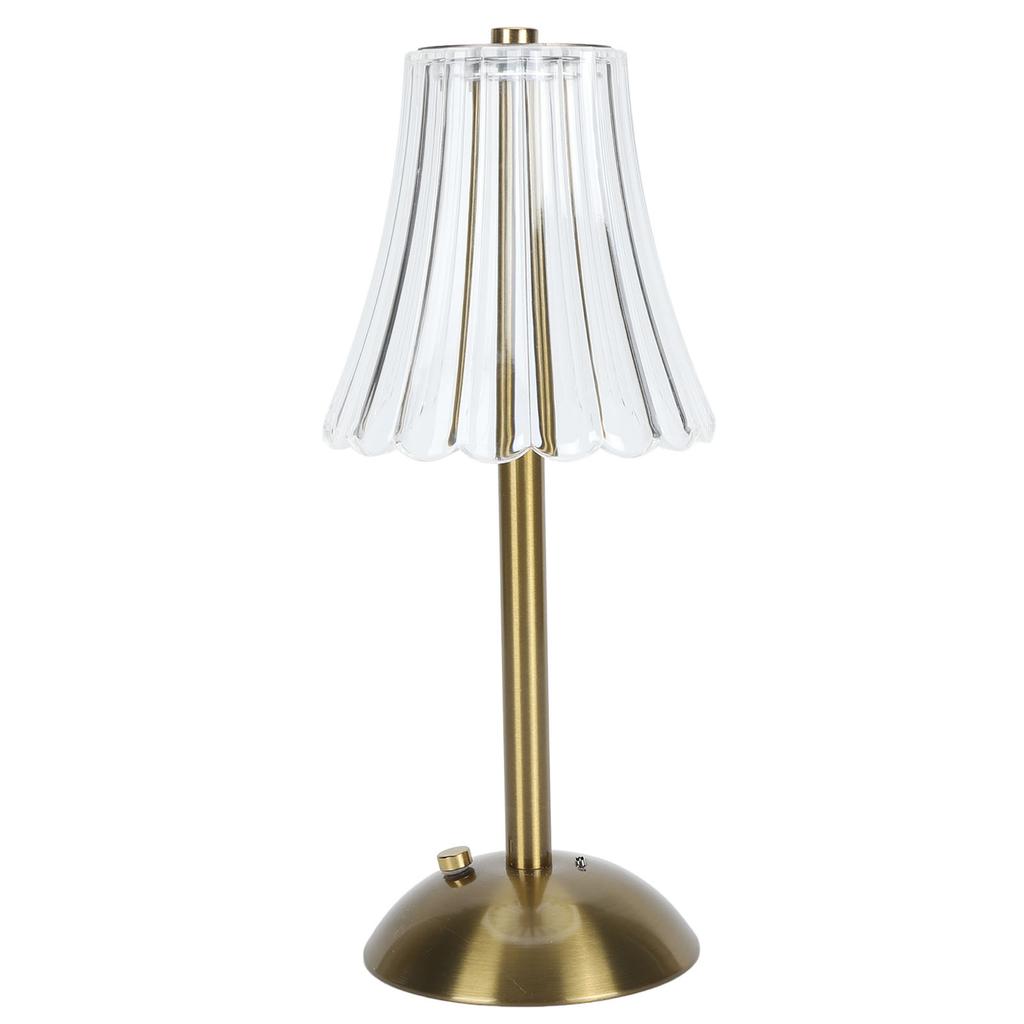 Table Lamp Vintage Cordless Table Lamp 3 Colors Nightstand Light 1200mAh Rechargeable Bedside Lamp