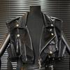 Snakeskin Pattern Vintage Punk PU Leather Vest Woman Motorcycle Techwear Waistcoat Cropped Top