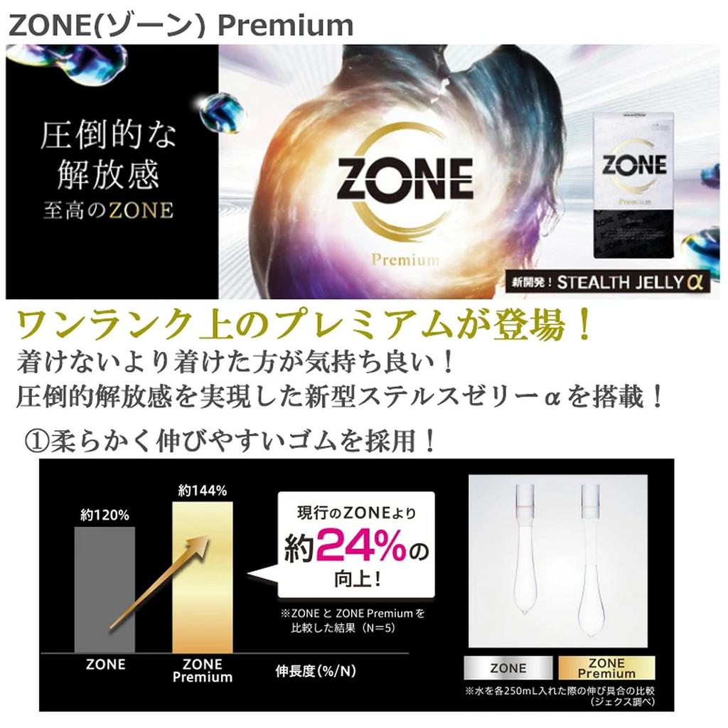 ZONE Premium Condoms JEX Skin Rubber Condom Stick Lotion Adult Sack (5 count) 2-Box Set, Latex-Made, Raw-Feel Jelly, Set, Condom, Contraceptive, Skin,