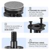 AT19-Adjustable Leveling Feet, 3/8Inch-16 Thread T-Nut Kit Furniture Levelers Table Feet, Heavy Duty Leg Levelers