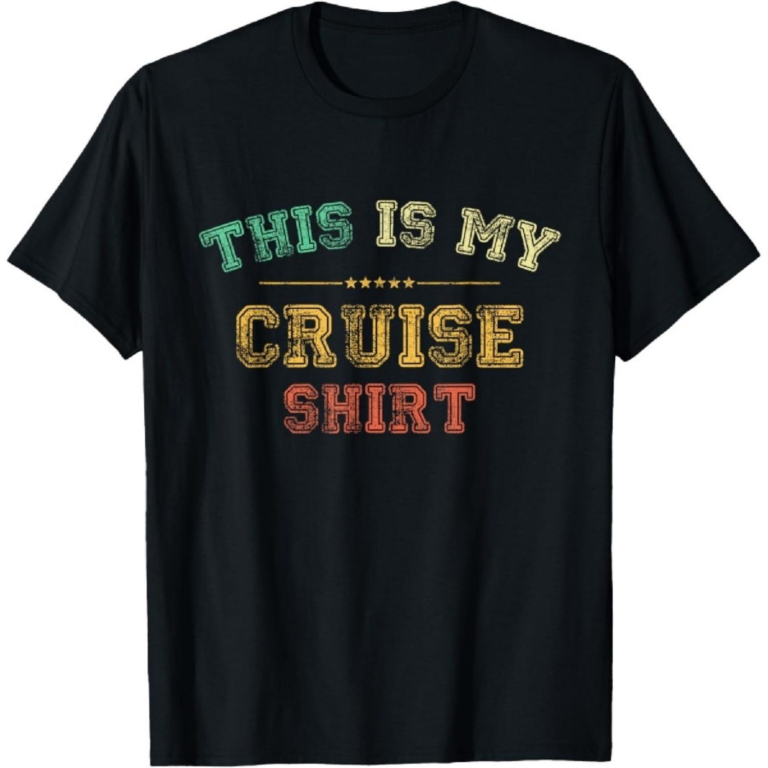 

This is My Cruise Shirt Funny Love Cruising Vacation Trip T-Shirt XXXXXL чорний