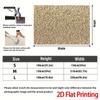 One 2D flat piece of white and gold abstract polyester fabric photography background & party banner -multi-functional decoration