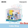 Areax  Building Blocks Sanrio Series Cute Shop Kuromi Puzzle Assembly Toys Gifts Ornaments Entertainment Toys