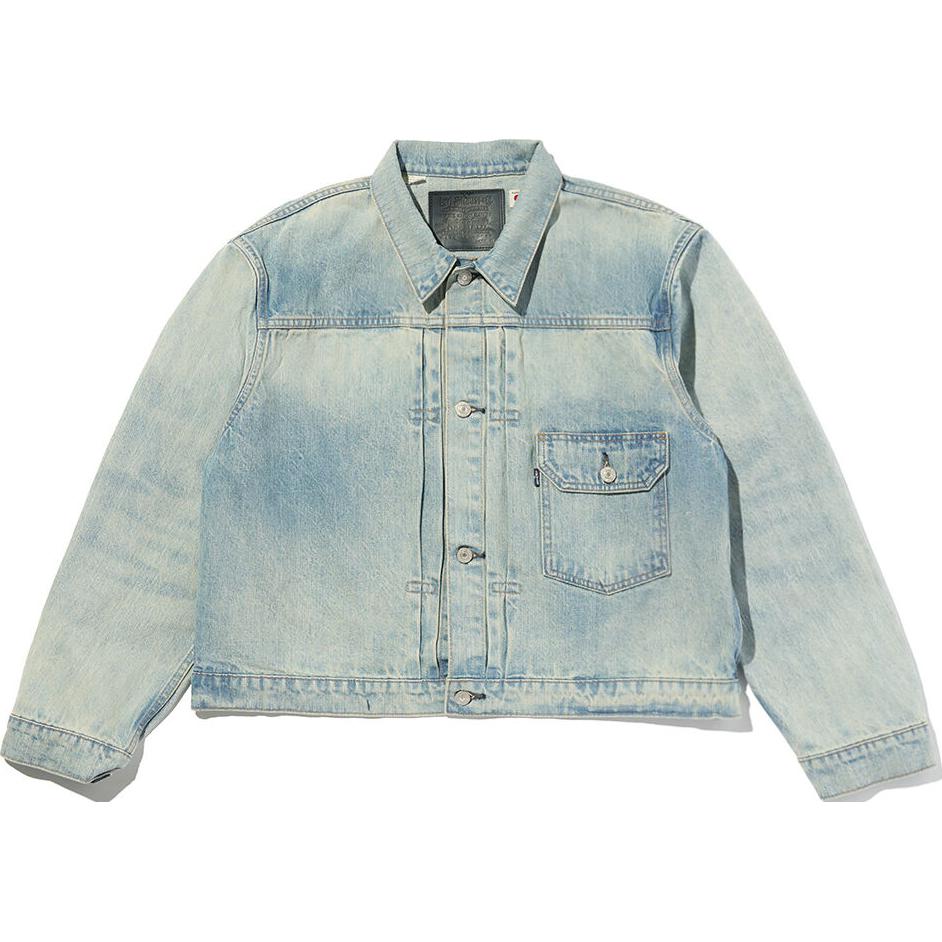 Levis Bluetab™ Series Ss25 Bluetab™ Series Single Pocket Design Button Closure Denim Jacket Men jackets Light-Blue A9137-0001