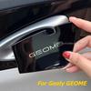 For Geely GEOME Door Handle Bowl Decoration Patch Car Stickers Door Bowl Protective Cover Anti-scratch Anti-collision Interior