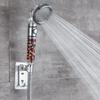 Spa Shower Head 3 Mode Button High Pressure Filter Balls Water Saving