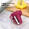Salad Presentation Tool Spiral Vegetable Curler, Stainless Steel Blade Handheld Twister, Creative Easy Kitchen Utensil Rotatable Fruit Cutter