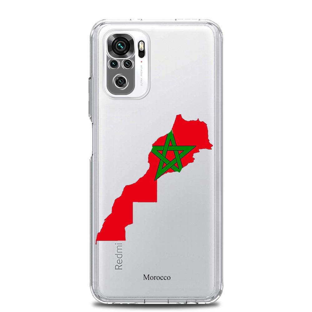 

Флаг Марокко Футбол Прозрачный Чехол для телефона Для Xiaomi Redmi Note 12 10C 10 11 9 8 Pro Plus 9S 7 8T 9T 9A 8A 9C K50 K40 Игровой Чехол Redmi Note 10