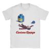 Vintage T Shirt Summer Curious George Novelty TShirts Pure Cotton Tshirt for Unisex Awesome Wholesale Short Sleeve Tees