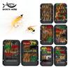 Santa King Fly Fishing Lures Kit with Box Nymph Bead head Wet Fishing Dry Flies for Trout Bass Salmon