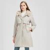 Two-sided Wearing Large Fur Collar Mid-length Fleece-lined Parkas Women's Cotton-padded Coat Thickened Jacket