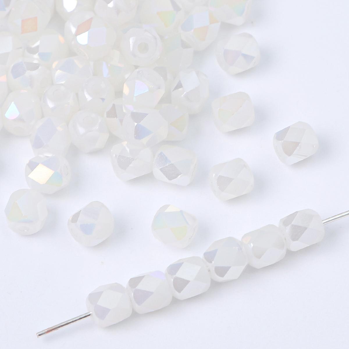 

20 шт./пакет 5x6 мм граненые хрустальные бусины ручной работы однотонные блестящие цвета свободные бусины-разделители для ожерелья, браслета, серьг DIY Изготовление ювелирных изделий чистый