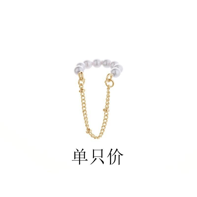 Long Chain Irregular Line Earclip Without Hole Earring for Women Simple Fake Piercing Earcuff Ear Accessories Zircon Party Gift