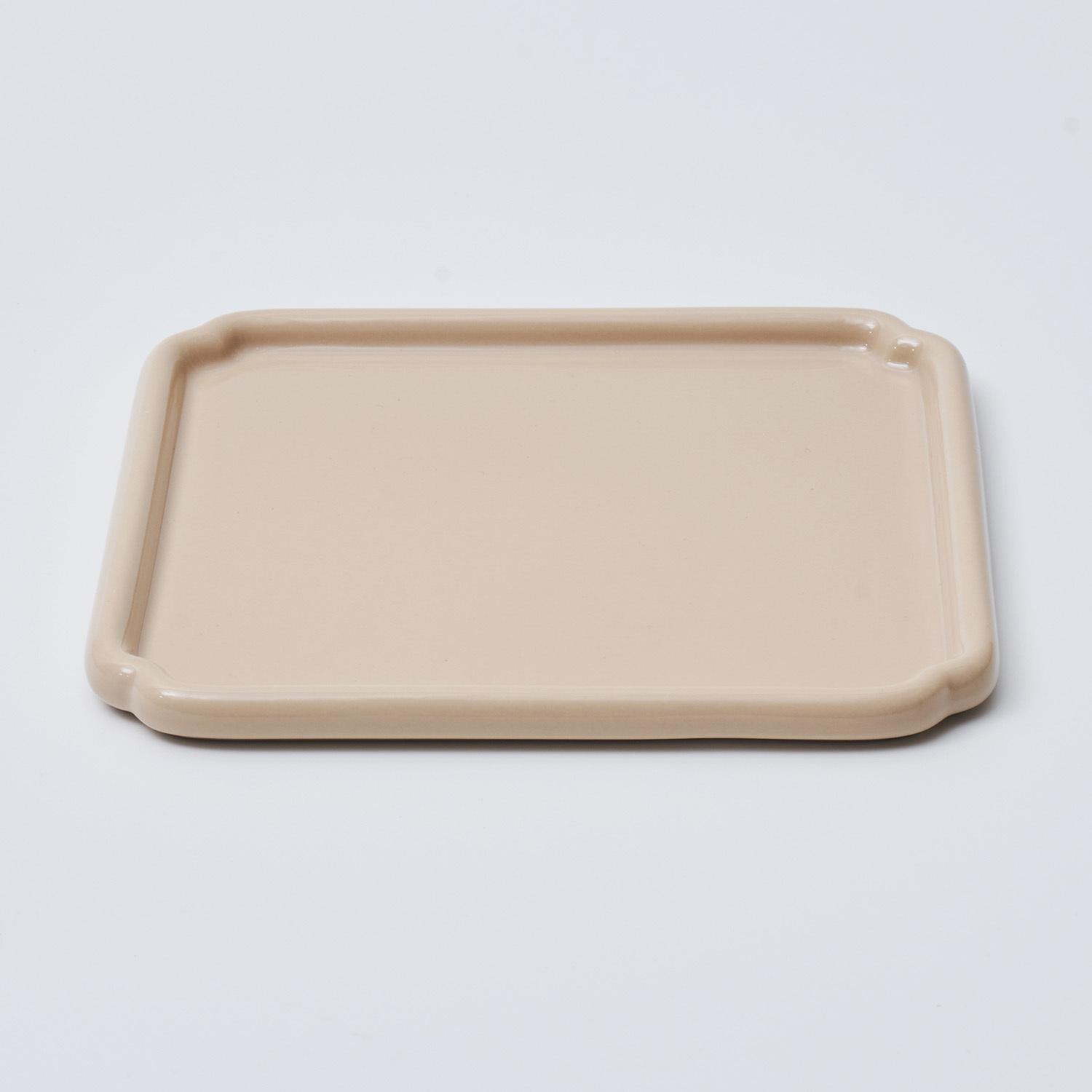 LASSIETTE NUBE Керамическая маленькая тарелка можно мыть в посудомоечной машине Желтый, Белый жёлтый