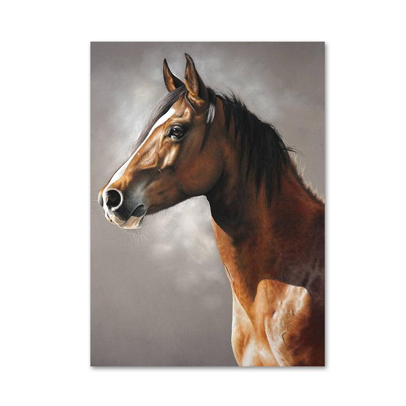 

Современные животные лошади искусство холст картины постеры и принты абстрактные настенные картины для гостиной украшения дома Cuadros 70x100cm No Framed