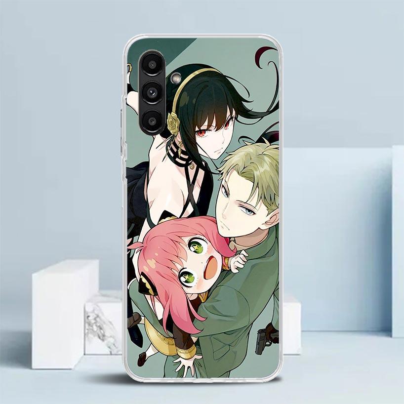 Anime S-Spy Family Anya Cover for Samsung Galaxy A17 A37 A57 A16 A26 A36 A56 A15 A14 A55 Phone Case A13 A53 A25 A35 A24 A34 A23