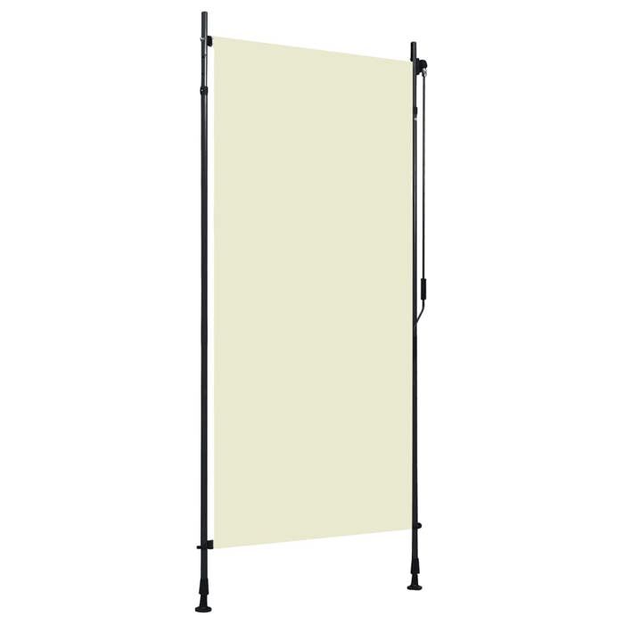 VidaXL Store Roulant d'Extérieur Ombre de Balcon Jardin Véranda Pergola Terrasse Résistant aux UV et à la Chaleur 100x270 cm 145939