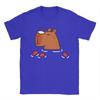 Kawaii Capybara Animal Tshirts Unisex Unisex Novelty 100 Cotton Tees Round Neck Short Sleeve T Shirt Gift Tops