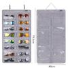 Sunglasses Organizer Multi Girds Hanging Wall Glasses Holder Dust-proof Home Storage Display Pocket Wall Stand Bag Organizer