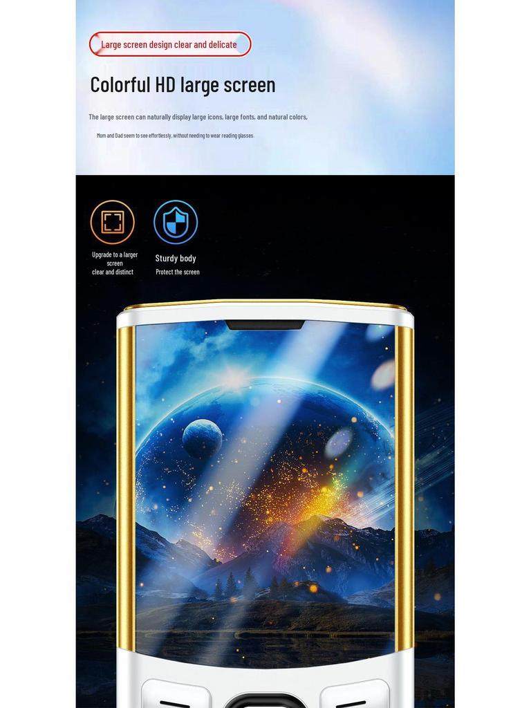 Senior-Friendly 4G Phone with Long Standby & Large Volume