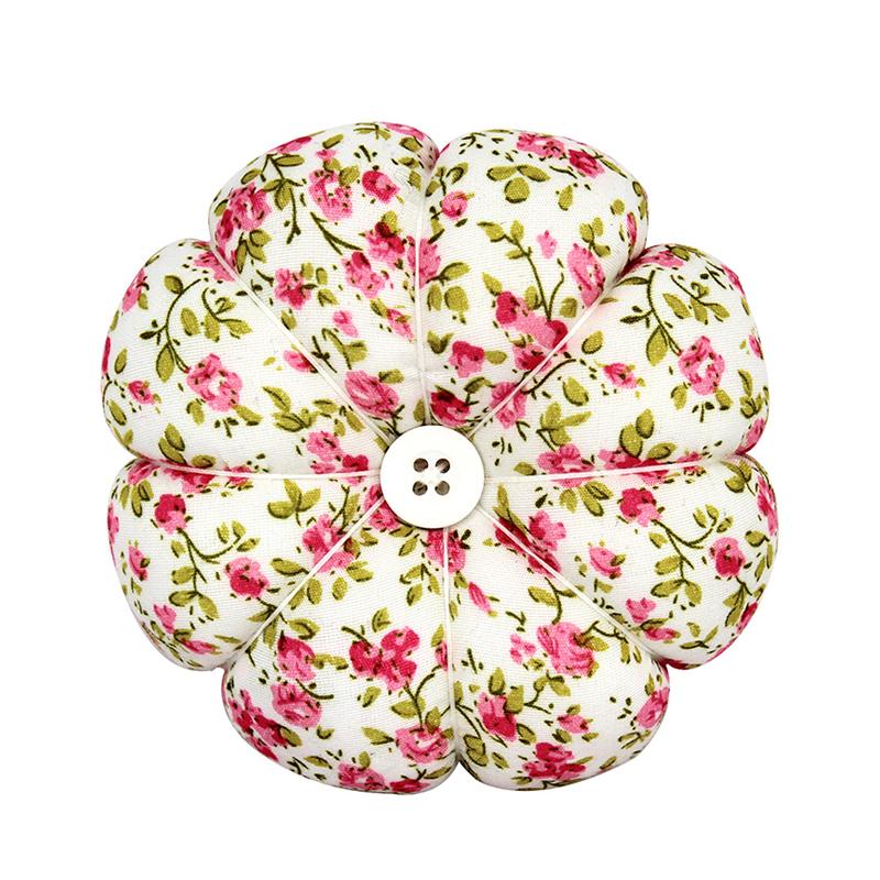 

1 шт. Сумка для вставки игл Ручная работа Наполнитель из шелка Швейная машина Хлопок Шитье Милый Практичный Вышивальные иглы Удобный розовый/бежевый