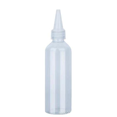 Transparent Plastic Squeeze Bottle - 30/50/100ml with Pointed Mouth, Ideal for Lotion, Liquid, Pigment Mixing & Refills