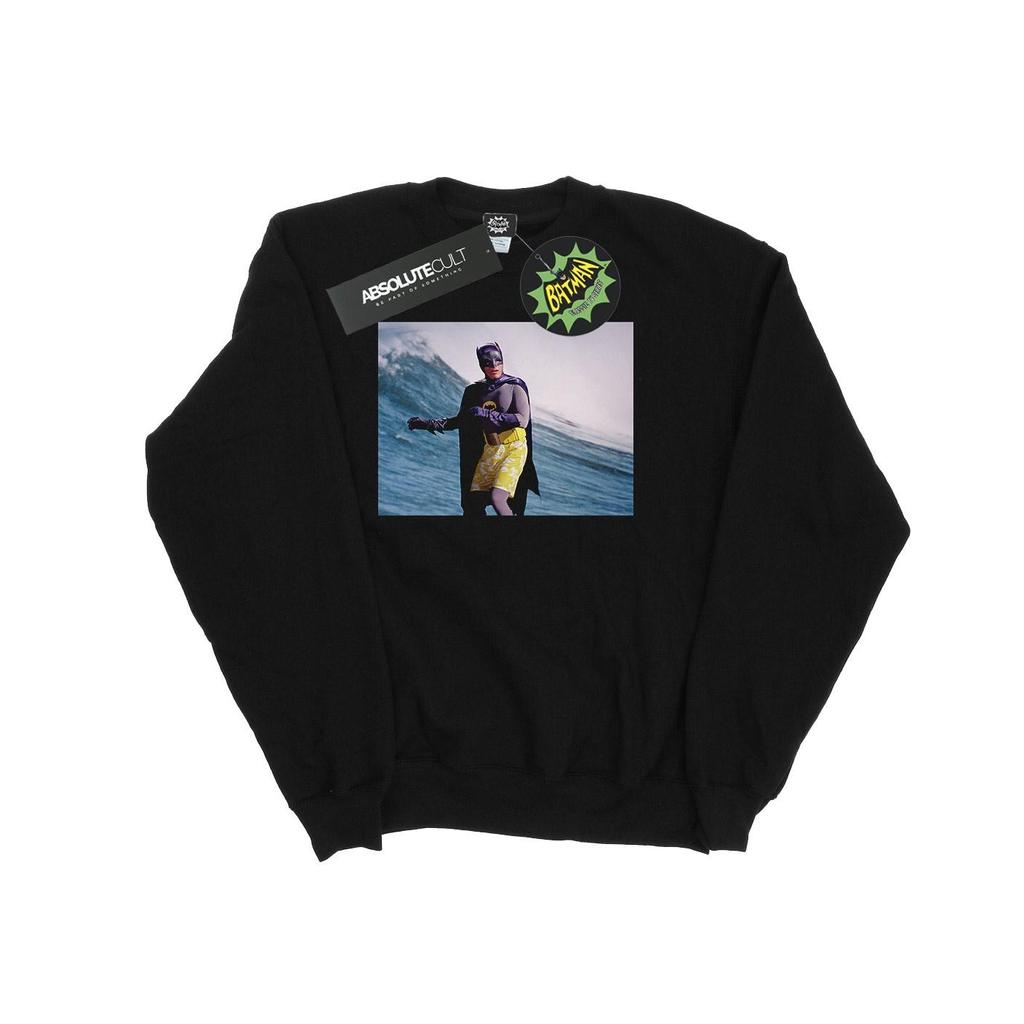 DC Comics Womens/Ladies Batman TV Series Surfing Still Sweatshirt