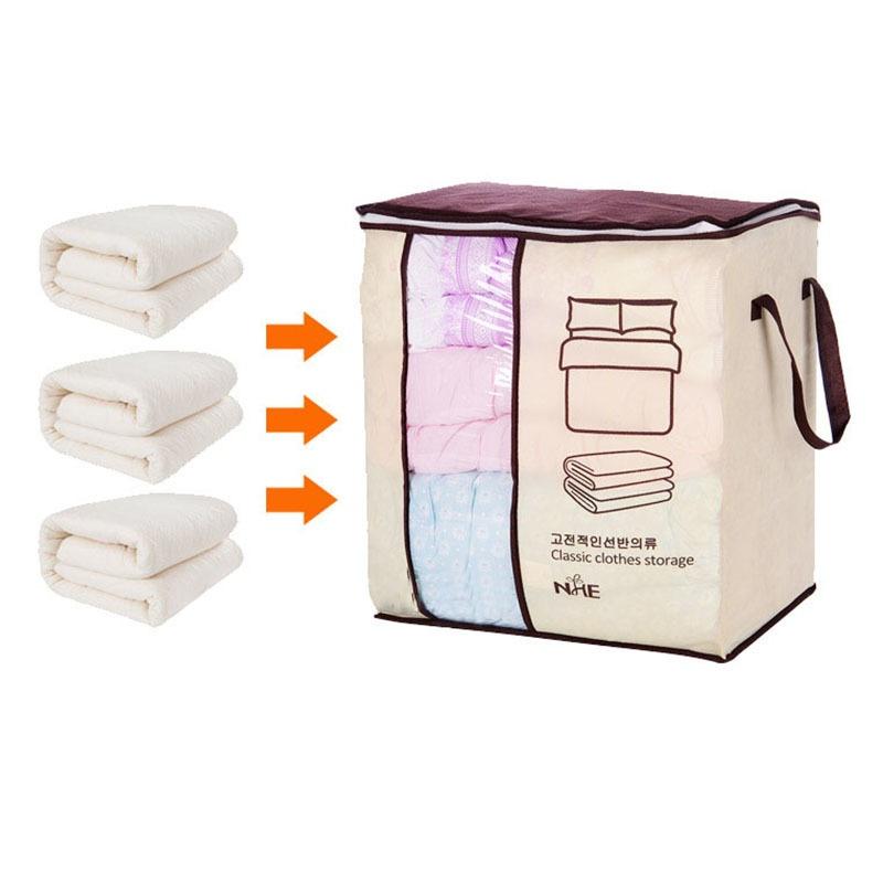 Storage Bag Home Large Non-woven Cloth Cotton Quilt Dustproof Storage Bag